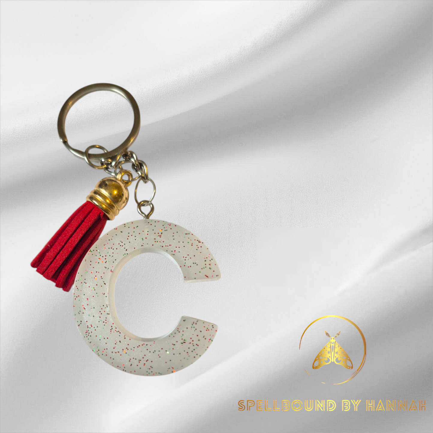 Red & Green Glitter Letters